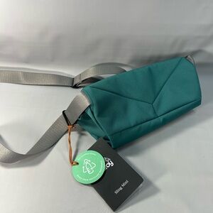 BellRoy Sling Mini Teal Crossbody Or Shoulder Bag Travel Outdoors Unisex Pouch